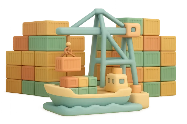 Freight & Shipping 1 cargo ship