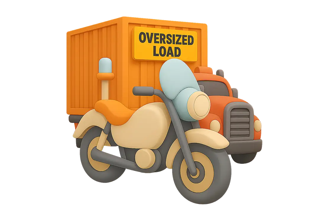 Vehicle Escort 4 oversized load